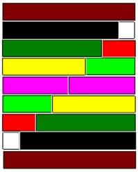 Cuisenaire rod 8 staircase